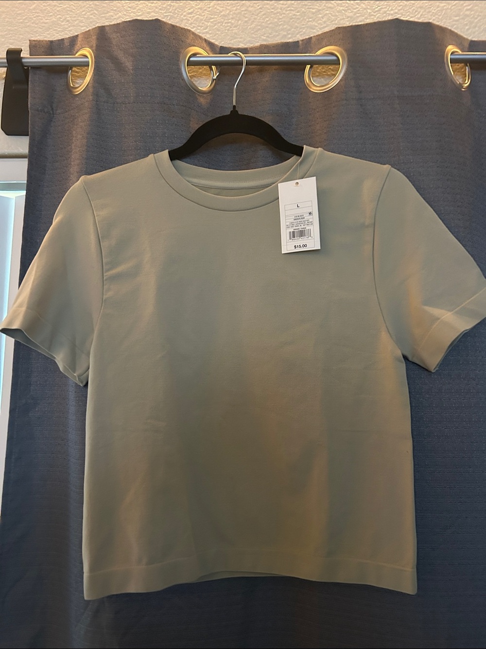 Target Sage Green Cropped Tee